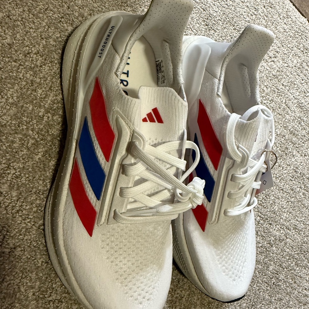 Adidas Ultraboost 5X W with Red and Blue Accents